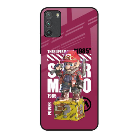 Gangster Hero Poco M3 Glass Back Cover Online