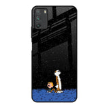 Night Sky Star Poco M3 Glass Back Cover Online