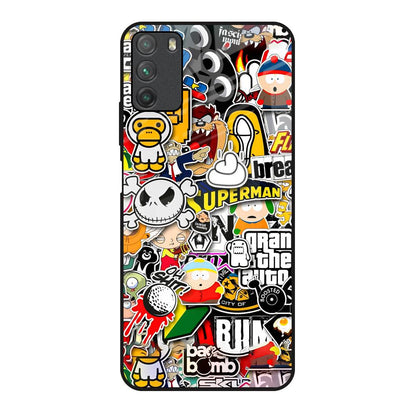 Boosted Poco M3 Glass Back Cover Online