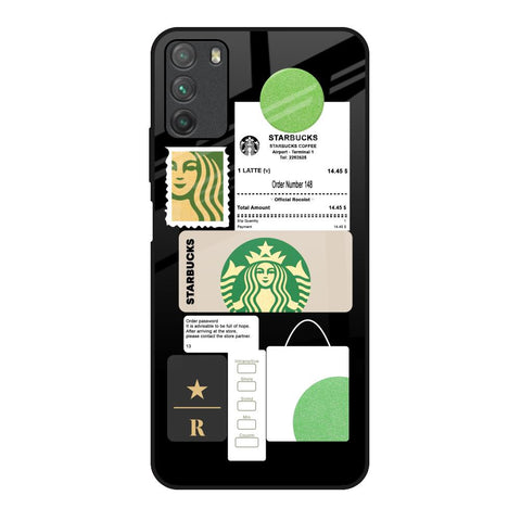 Coffee Latte Poco M3 Glass Back Cover Online