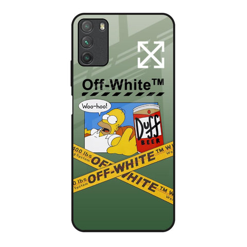 Duff Beer Poco M3 Glass Back Cover Online