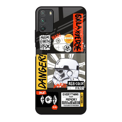 Galaxy Edge Poco M3 Glass Back Cover Online
