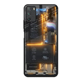 Glow Up Skeleton Poco M3 Glass Back Cover Online