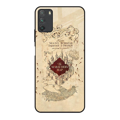 Magical Map Poco M3 Glass Back Cover Online