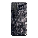 Cryptic Smoke Poco M3 Glass Back Cover Online