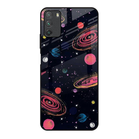 Galaxy In Dream Poco M3 Glass Back Cover Online