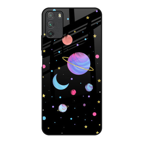 Planet Play Poco M3 Glass Back Cover Online