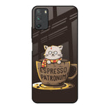 Tea With Kitty Poco M3 Glass Back Cover Online