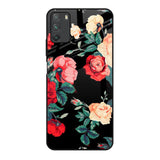 Floral Bunch Poco M3 Glass Back Cover Online