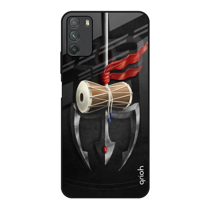Power Of Lord Poco M3 Glass Back Cover Online