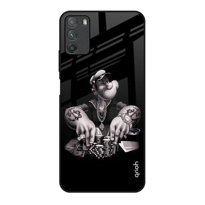Gambling Problem Poco M3 Glass Back Cover Online