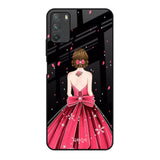 Fashion Princess Poco M3 Glass Back Cover Online