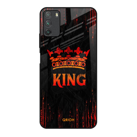 Royal King Poco M3 Glass Back Cover Online