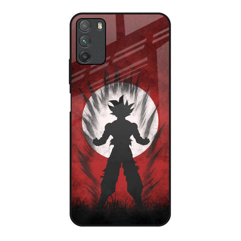 Japanese Animated Poco M3 Glass Back Cover Online