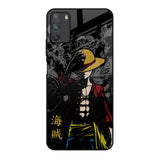 Dark Luffy Poco M3 Glass Back Cover Online