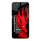 Red Vegeta Poco M3 Glass Back Cover Online