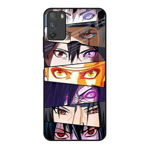 Anime Eyes Poco M3 Glass Back Cover Online