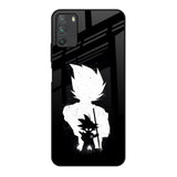 Monochrome Goku Poco M3 Glass Back Cover Online