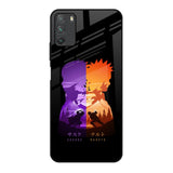 Minimalist Anime Poco M3 Glass Back Cover Online