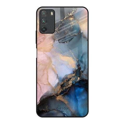 Marble Ink Abstract Poco M3 Glass Back Cover Online