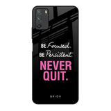 Be Focused Poco M3 Glass Back Cover Online