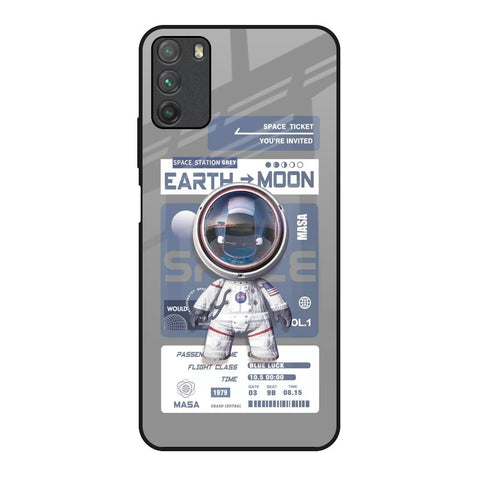 Space Flight Pass Poco M3 Glass Back Cover Online