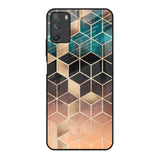 Bronze Texture Poco M3 Glass Back Cover Online