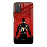 Mighty Superhero Poco M3 Glass Back Cover Online