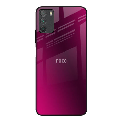 Pink Burst Poco M3 Glass Back Cover Online