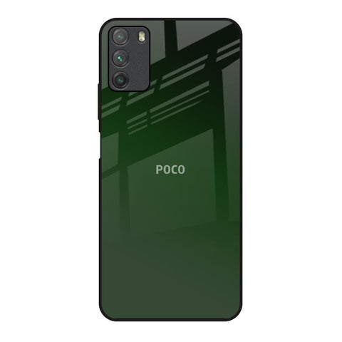 Deep Forest Poco M3 Glass Back Cover Online