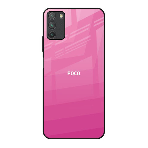 Pink Ribbon Caddy Poco M3 Glass Back Cover Online