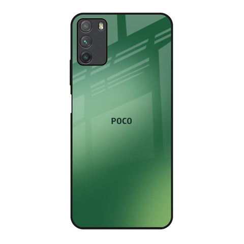 Green Grunge Texture Poco M3 Glass Back Cover Online