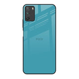 Oceanic Turquiose Poco M3 Glass Back Cover Online