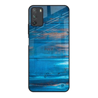Patina Finish Poco M3 Glass Back Cover Online