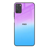 Unicorn Pattern Poco M3 Glass Back Cover Online