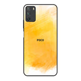Rustic Orange Poco M3 Glass Back Cover Online