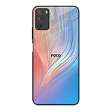 Mystic Aurora Poco M3 Glass Back Cover Online