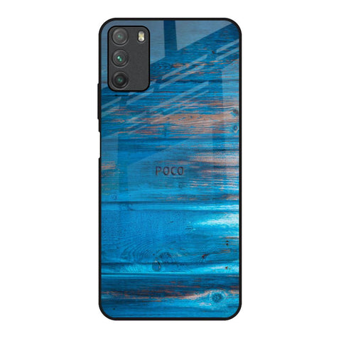 Patina Finish Poco M3 Glass Back Cover Online