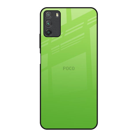 Paradise Green Poco M3 Glass Back Cover Online