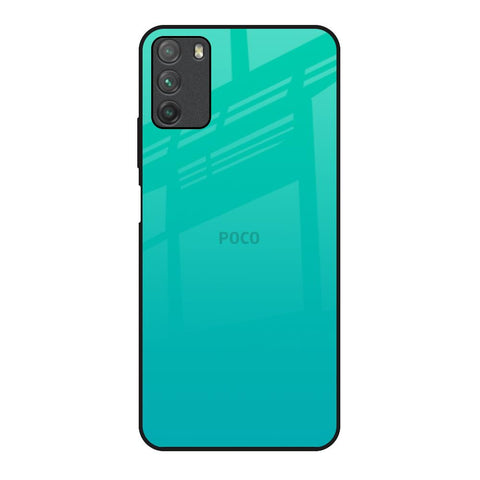 Cuba Blue Poco M3 Glass Back Cover Online