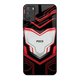 Quantum Suit Poco M3 Glass Back Cover Online