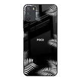 Zealand Fern Design Poco M3 Glass Back Cover Online