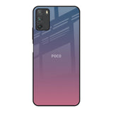 Pastel Gradient Poco M3 Glass Back Cover Online