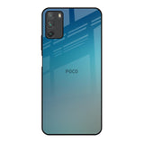 Sea Theme Gradient Poco M3 Glass Back Cover Online