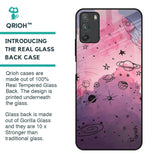 Space Doodles Glass Case for Poco M3