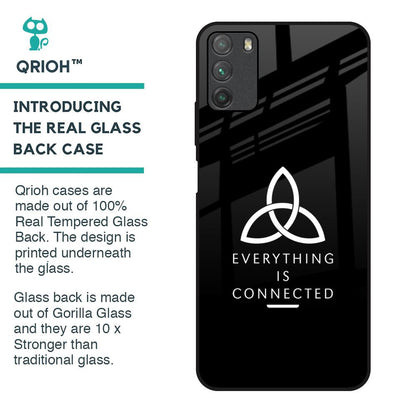 Everything Is Connected Glass Case for Poco M3
