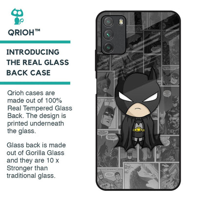 Cartoon Art Glass Case for Poco M3