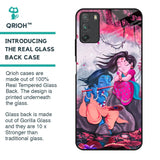 Radha Krishna Art Glass Case for Poco M3