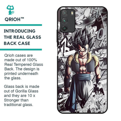 Dragon Anime Art Glass Case for Poco M3