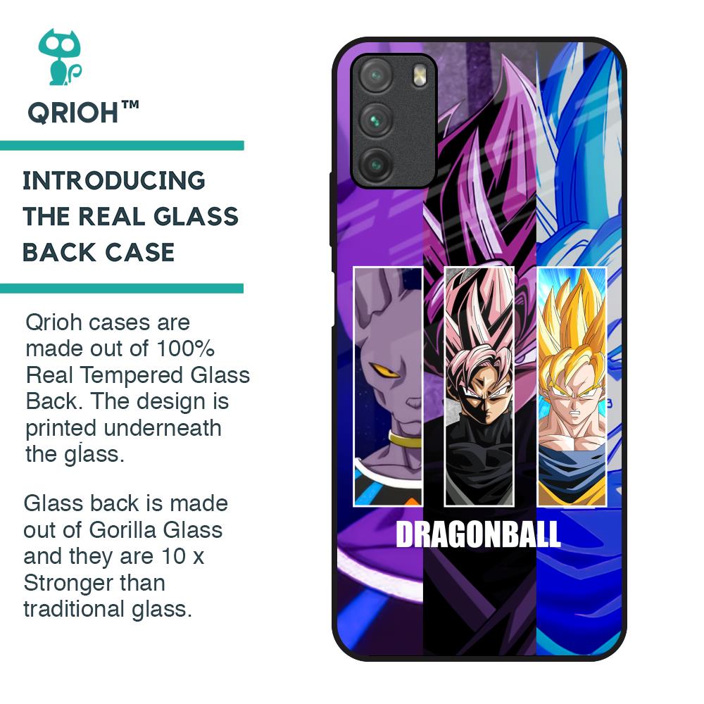 DGBZ Glass Case for Poco M3